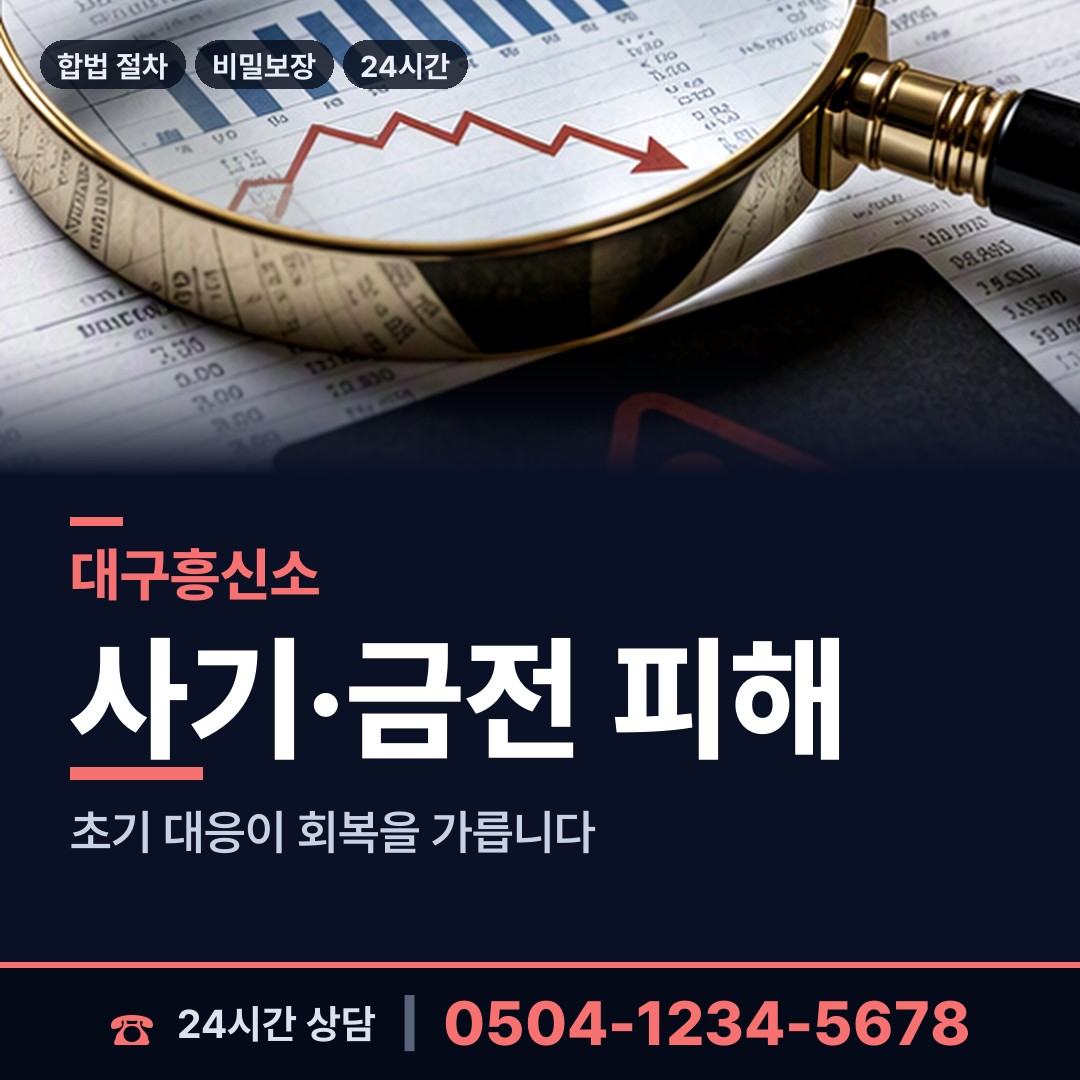 대구 읍내동 신속조사 상담 안내